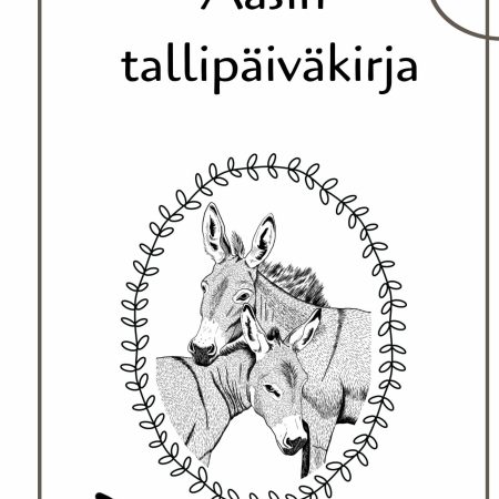 Etukansi aasin tallipäiväkirjasta